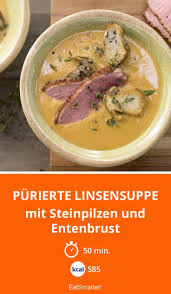 Purierte Linsensuppe Rezept Linsensuppe Suppe Kohlenhydratfreie Rezepte Vegetarisch