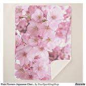 Pink Flowers Japanese Cherry Blossom Sherpa Blanket Zazzle Com In 2021 Pink Flowers Japanese Cherry Blossom Japanese Cherry