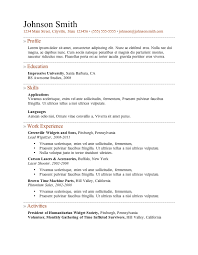 160+ free resume templates for word. Resume Samples Free Resume Format