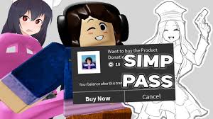 The First Simp Simulator Ever Made On Roblox Youtube