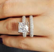 100 Natural Diamonds Made In Usa Free Shipping 30 Days Return 2 70 Ct Cush Micro Pave Engagement Rings Diamond Engagement Rings Cushion Pave Engagement Ring