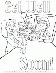 Get well soon coloring pages. Get Well Soon Coloring Pages Books 100 Free And Printable