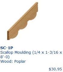 Scallop Wood Molding 6 Ready Made Designs For Retro Cornices Valances Wood Molding Moldings And Trim Cornice