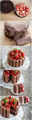 New Food Drink Strawberry Kit Kat Cake Gateau Kitkat Gateaux Et Desserts Recette Dessert