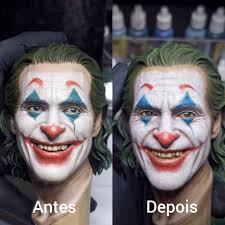 Repaint of the 1/3 head of Joker by Prime 1 Studio. Painted with acrylics.  Instagram @arturmonteiro_rj
