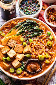 Vegan Kimchi Ramen Easy Korean Food Vegan Recipe Justyna Manjari Recipe Kimchi Ramen Vegan Kimchi Food