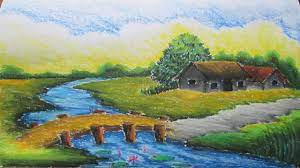 Subscribe to my channel to get more drawing vid. Oil Pastel Drawing Of Landscape Novocom Top