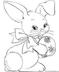 Keep your kids busy doing something fun and creative by printing out free coloring pages. Easter Bunny And Egg Coloring Page