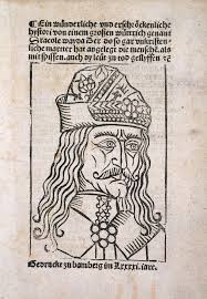 Vlad ii le dragon (vlad dracul) 1476 : Vlad The Impaler Woodcut By Anonymous British Library Prints Art Vlad The Impaler Art Prints