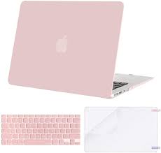 amazon com mosiso plastic hard shell case keyboard cover screen protector only compat rose gold macbook air macbook air keyboard cover macbook air 13 inch