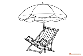 Summer escape beach umbrella coloring page.6 swordfish seascape coloring page. Beach Coloring Pages Free Printable Outline Pictures