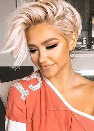 These include the short variants, long, messy, pixie ideas for chubby and fat faces, for different textures of hair and more! 30 Chic Short Pixie Haircuts Ideas For Woman 2019 Page 2 Of 30 Latest Fashion Trends For Woman In 2020 Thick Hair Styles Short Textured Hair Short Hairstyles For Thick Hair