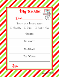 See more ideas about christmas wishes, skull engagement ring, womens mary jane flats. Christmas Wishlist Printable Letter Real Housemoms