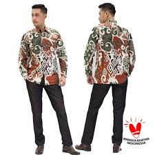 Koleksi batik wido kencana (semi tulis bahan dolbi). Jual Batik Naufa Kencana Batik Kemeja Pria Lengan Panjang Nk 011 Terbaru Juni 2021 Blibli