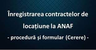 Inregistrarea Contractului De Inchiriere La Anaf Theexperts Ro