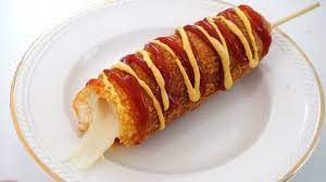 Cheese Corn Dog Youtube Corn Dogs Street Food Food