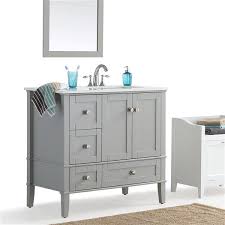 Diy bathroom hall bathroom bathroom lighting shower bathroom vanity bathroom remodel bathroom budget bathroom bathroom ideas bathroom. Simpli Home Chelsea 36 In Gray Bathroom Vanity With Marble Top Hhv029gr 36r Rona