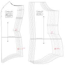 Grading Between Sizes Top Or Dress With Princess Seams