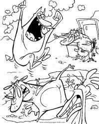 Cyberchase coloring pages for kids, printable free. Cow And Chicken Cartoon Coloring Pages Chicken Cartoon