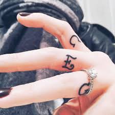 Pinky.thumby like sad tattoos, comic strip & roller derby. 18 Celebrity Finger Tattoos That Deserve A Round Of Applause More
