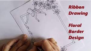 About 1% of these are specialty paper, 0% are kraft paper, and 1% are printing paper. Ribbon Drawing Floral Border Drawing On Paper Notebook Decoration Ideas Youtube