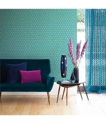harlequin trellis teal 110381 woonideeen blauw groen blauw
