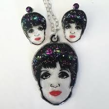 Liza Minnelli Mold, Liza Silicon Molds UV Resin, Necklace and Earrings,  Resin Jewelry, Icon, Resin Art
