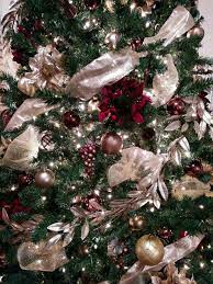 Tree Christmas Gold Burgundy Champagne Rose Gold Christmas Tree Christmas Tree Colour Scheme Gold Christmas Decorations