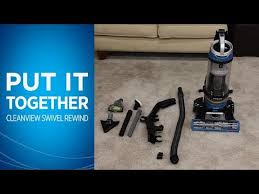 Bissell Cleanview Swivel Pet Rewind Upright Vacuum Details How To Assemble Your Bissell Cleanview Swivel Rewind Pet Vacuum Youtube