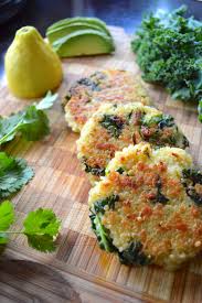 Heat a large nonstick skillet over medium heat, add the oil and saute shallots and kale. Kale Quinoa Patties