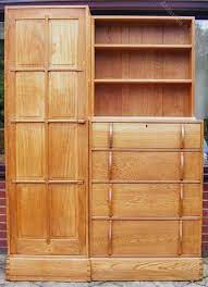 Their generous surface they are perfect for displaying ornaments, televisions and other accessories. An Oak Combination Wardrobe And Chest Of Drawers Antiques Atlas