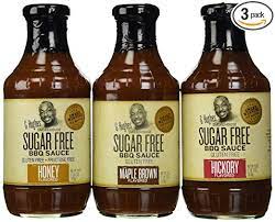 I like to have this on my grilled food and barbecue. Amazon Com G Hughes Smokehouse Sugar Free Bbq Sauce 18oz Glass Bottle Pack Of 3 Select Flavor Below Sampler Pack 1 Each Of Hickory Maple Brown Honey Grocery Gourmet Food