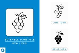 Download Grapes Icons Set Graphic By Zenorman03 Creative Fabrica Yellowimages Mockups
