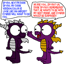 Spyro Meets Dark Spyro By Macloud34100 On Deviantart Won't stay that way throughout though. spyro meets dark spyro by macloud34100