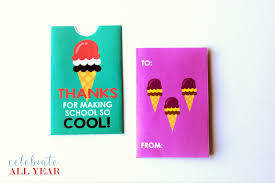 Once again i find myself envious of the weather on the other side of the globe, my mind constantly drifting to simply print out onto thick white card. Ice Cream Gift Card Holders Celebrate All Year