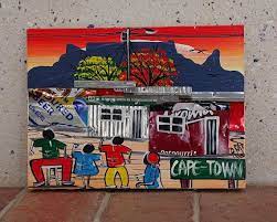 Wood Block Art Mixed Media Recycled Art South African Art African 3d Art Township Art 3d Wall Art Original Africa South African Art Art African Art