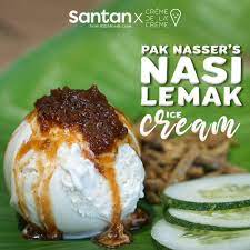 Nasi lemak ice cream is feeling excited. Nasi Lemak Ice Cream Santan Creme De La Creme Celebrate Merdeka With Malaysia Flavours Life Malay Mail