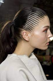 Helmut Lang Fall 2014 90s Comb Headbands Runway Hair Hair Styles Catwalk Hair