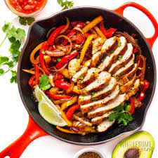 How To Make Chicken Fajitas (Easy Fajita Recipe) | Wholesome Yum