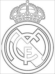 Coloriage joueurs de foot coloriages coloriage imprimer. Coloriage Football Real Madrid Dessin Gratuit A Imprimer