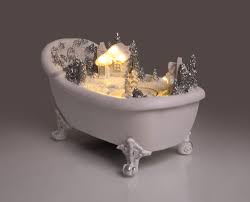 Deko badewanne bad keramik weiß. Led Deko Badewanne Szenerie Deko Dekoration Weihnachtsdeko Batteriebetrieben Weihnachtsdeko Weihnachten Emeni