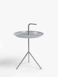 Hay Dlm Side Table Grey At John Lewis Partners In 2020 Side Table Hay Small Table Table