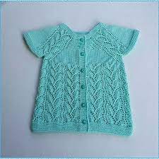 Ajurlu Yaprak Modeli Orgu Bebek Yelegi Ve Robasi Yapilisi Baby Knitting Patterns Orgu Bebek