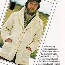Vintage mens shawl collar cardigan waistcoat knitting pattern | etsy. Vintage Mens Pattern Shawl Collar From Grandmahaditgoinon On Etsy