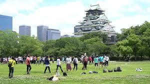 This park is the second largest park in the city. 2018 Osaka Castle Park Yoga Day Youtube