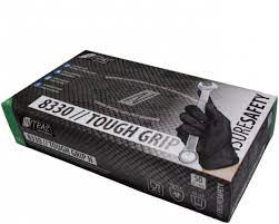 Rękawice ochronne jednorazowe nitras tough grip n, nitrylowe kolorze czarnym. Nitras 8330 Tough Grip N Einmalhandschuhe Nitril Schwarz Einweghandschuhe Allgemein Handschutz Arbeitsschutz Industriebedarf Cas Technik