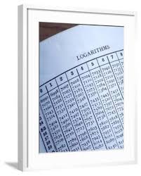 Logarithm Table Photographic Print Sheila Terry Art Com In 2020 Log Table Photographic Print Custom Frame Shop