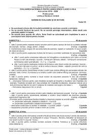 Evaluare Nationala 2020 Vezi Baremele Setului 7 De Teste De Antrenament Edu Pentru Clasa A 8 A La Limba Romana Si La Matematica Publicate De Minister Pe 29 Mai 2020 Jitaruionelblog Pregatire