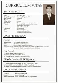 Contoh Daftar Riwayat Hidup Dalam Bahasa Inggris Dan Terjemahannya Contoh Curriculum Vitae Creative Curriculum Vitae Template Curriculum Vitae Template Free