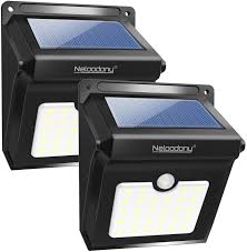 Start with our guide to the key range of detection: Amazon Com Solar Motion Sensor Light Outdoor Super Bright 28 Led Security Light Waterproof Motion Activated Wall Lights 2 Pack Garden Outdoor